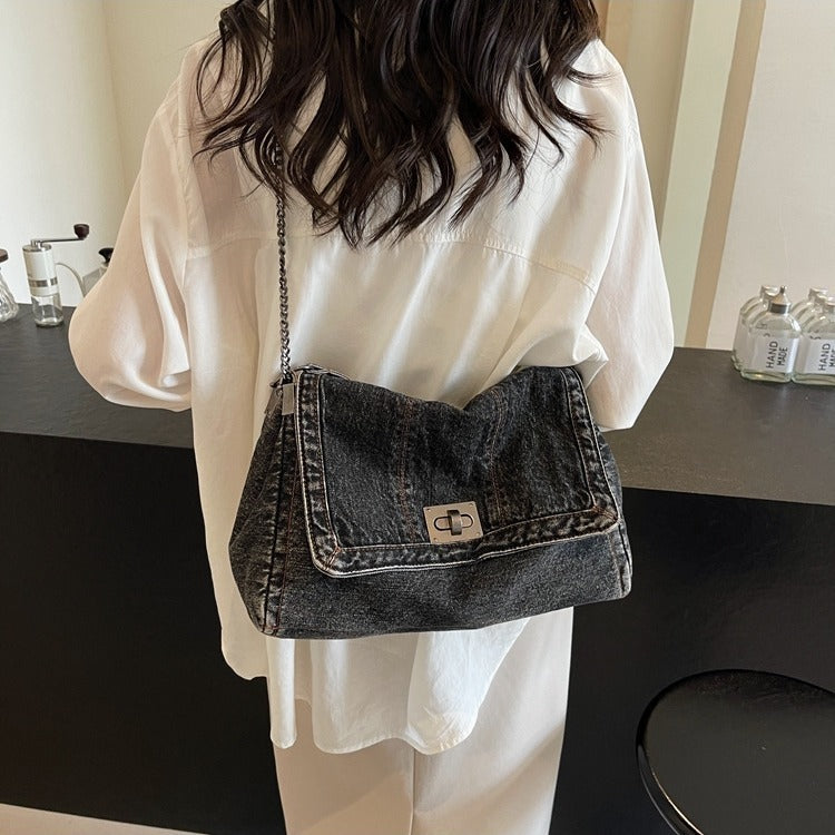 Denim Shoulder Bag