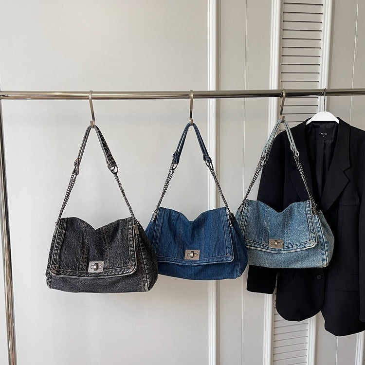 Denim Shoulder Bag