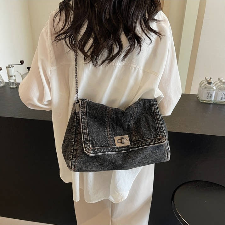 Denim Shoulder Bag