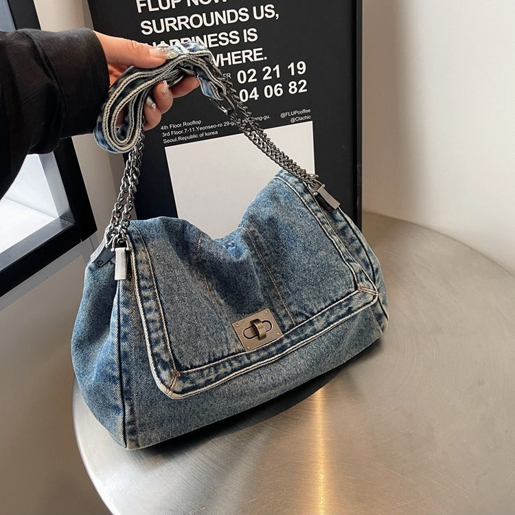 Denim Shoulder Bag