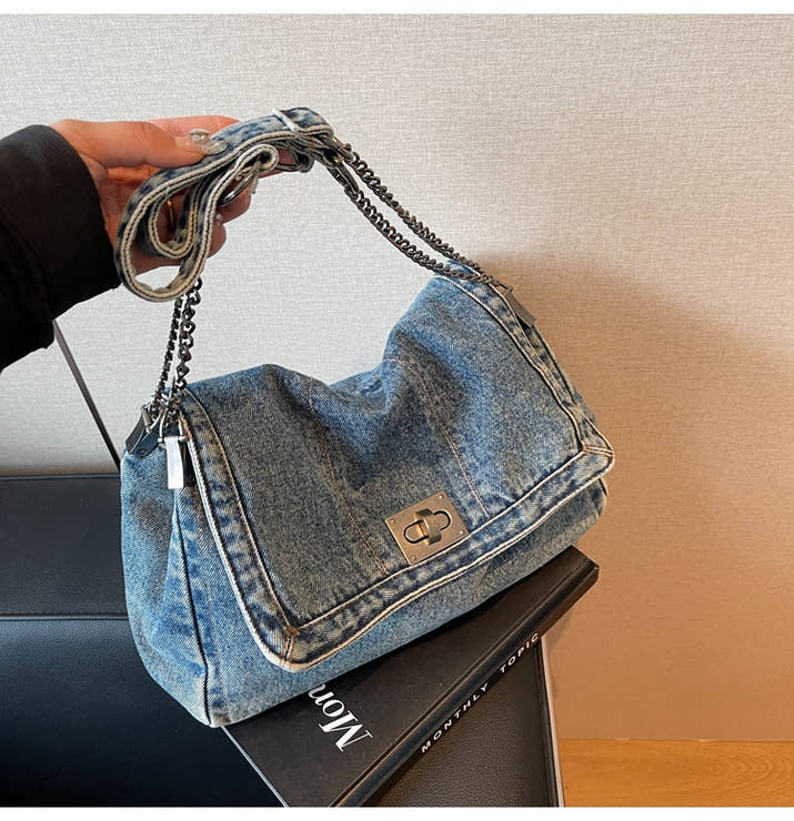 Denim Shoulder Bag